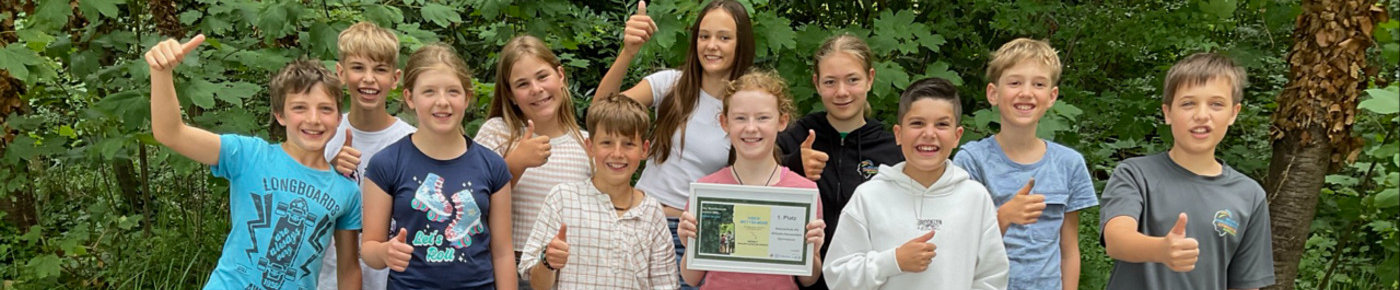 Naturschutz-AG des WHG gewinnt den 1. Platz Naturschutz-AG des WHG gewinnt den 1. Platz